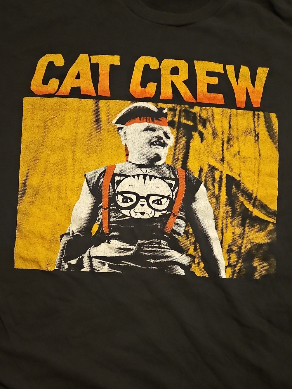 Vintage Goonies Cat Crew short sleeved tshirt Size 2xl